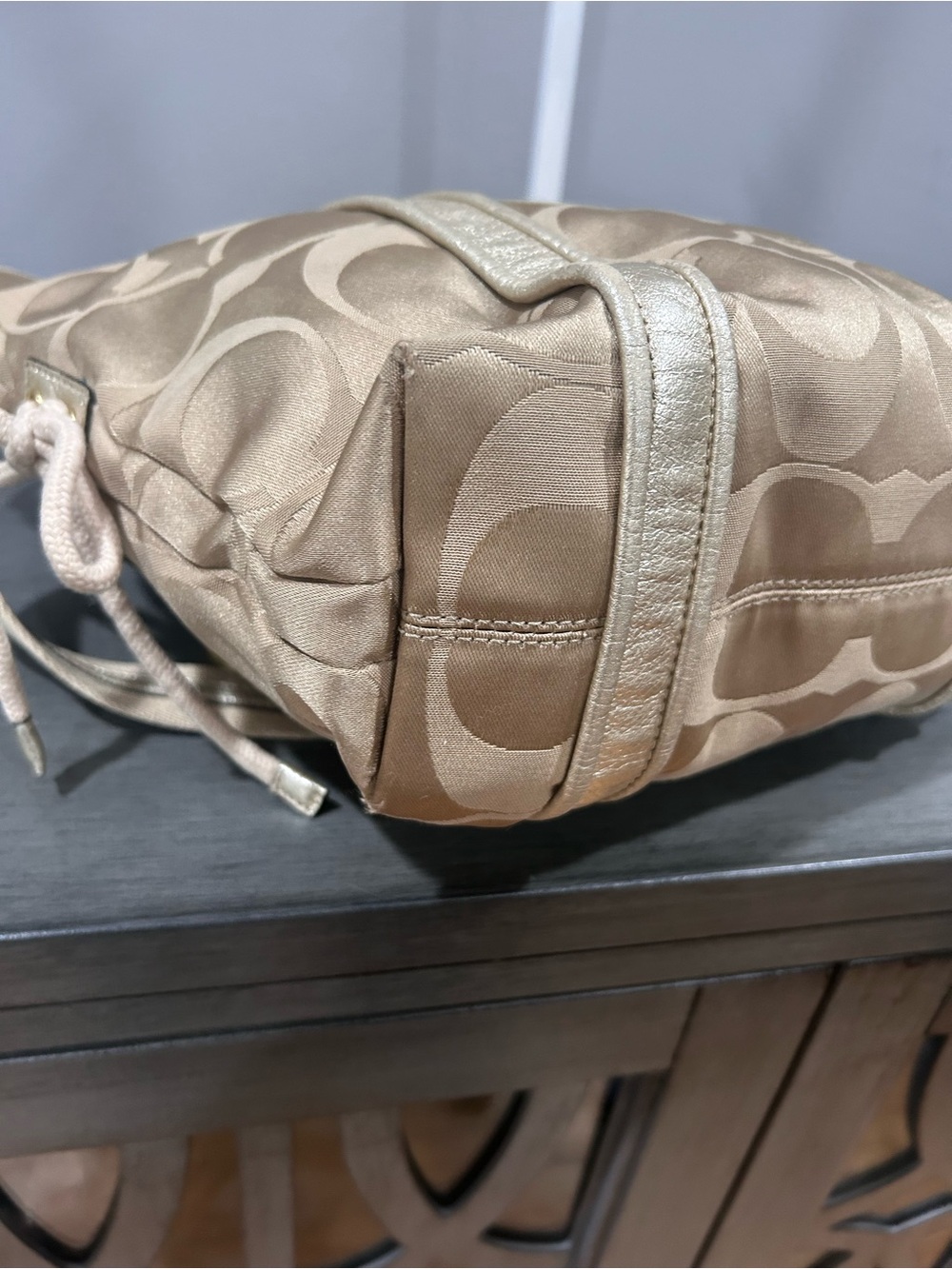 Coach Poppy Signature Sateen Spotlight Tote - Picture 3 of 8